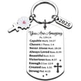 thumbnail image 1 of Confirmation Gifts for Teen Girls Boys , Baptism First Communion Gift for Granddaughter, Easter Basket Stuffers for Teens Girls Women, Precious Moments Keychain Faith Based Gifts Bible Accessories, 1 of 6
