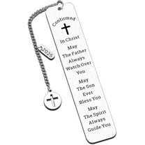 Confirmation Gifts for Teen Girls Boys Kids Teenager Christian Bookmark Baptism Gift Confirmed in Christ Bookmark Baptism First Communion Gift Religious Bible Verse Book Mark Gifts Christmas Gifts