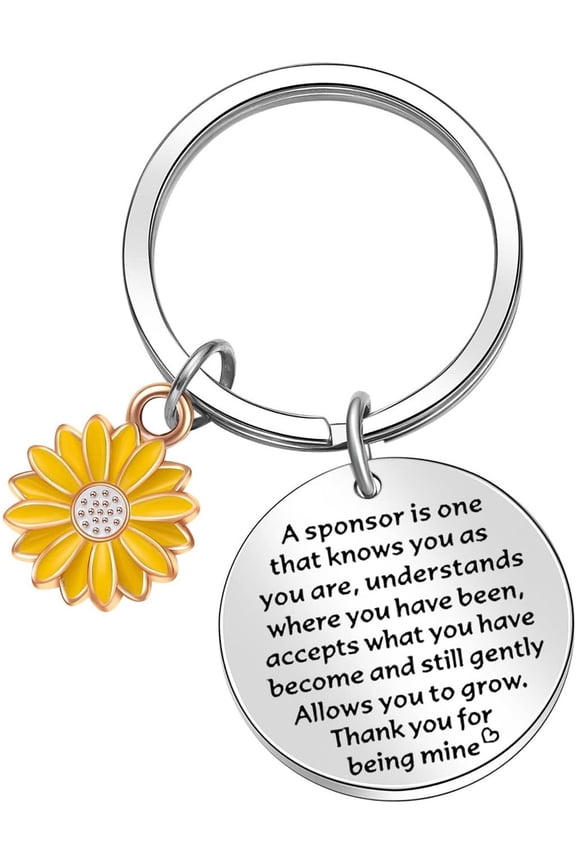 Confirmation Sponsor Gifts Keychain Confirmation Gifts AA Sponsor Appreciation Keychain
