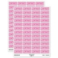 thumbnail image 1 of Confirmed Reversed Sticker Set - Hot Pink - Matte Finish - 1.25" Mini, 1 of 7