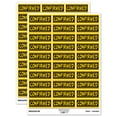 thumbnail image 1 of Confirmed Reversed Sticker Set - Yellow - Matte Finish - 1.75" Medium, 1 of 7