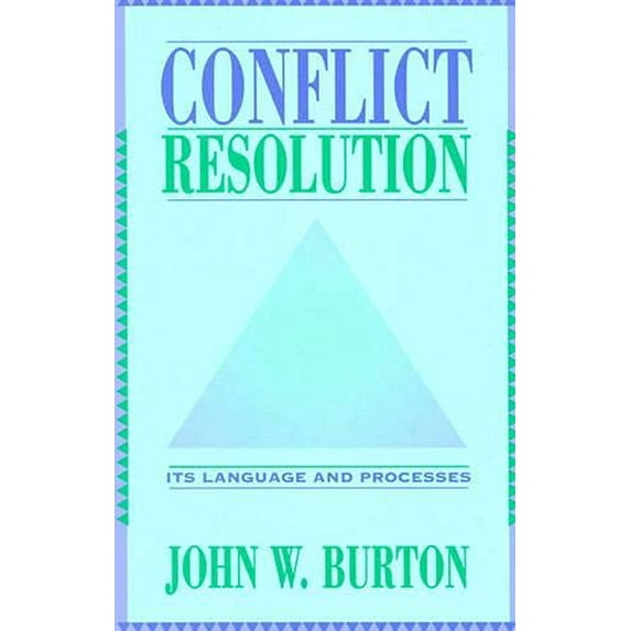 Pre-Owned Conflict Resolution: Its Language and Processes Paperback