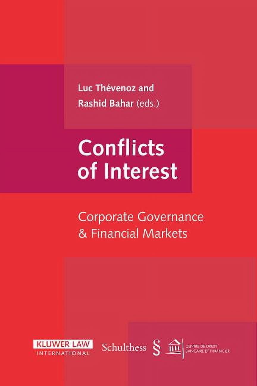 Conflicts of Interest: Corporate Governance and Financial Markets, (Hardcover)