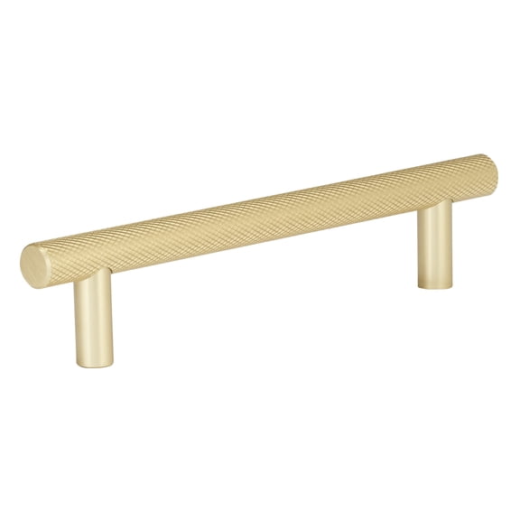 Confluence RBP30601BB 128mm Brushed Brass Knurled Cabinet Pull