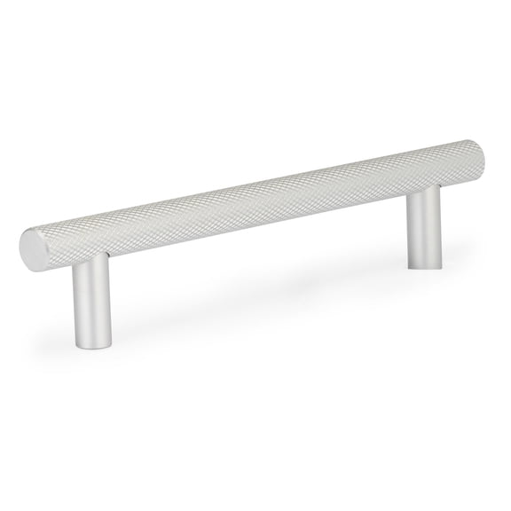 Confluence Knurled Cabinet Pull, 128 mm Brushed Nickel