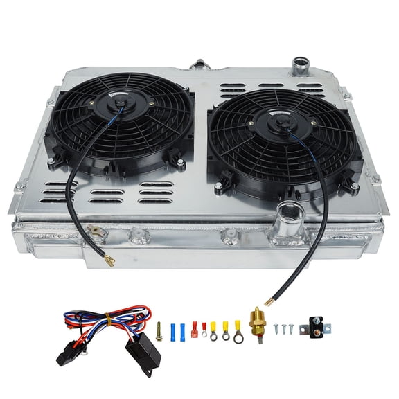 Confote 3 Row Core Full Aluminum Radiator with 1967-1968 M-ercury Cougar V8 4.7L Engine
