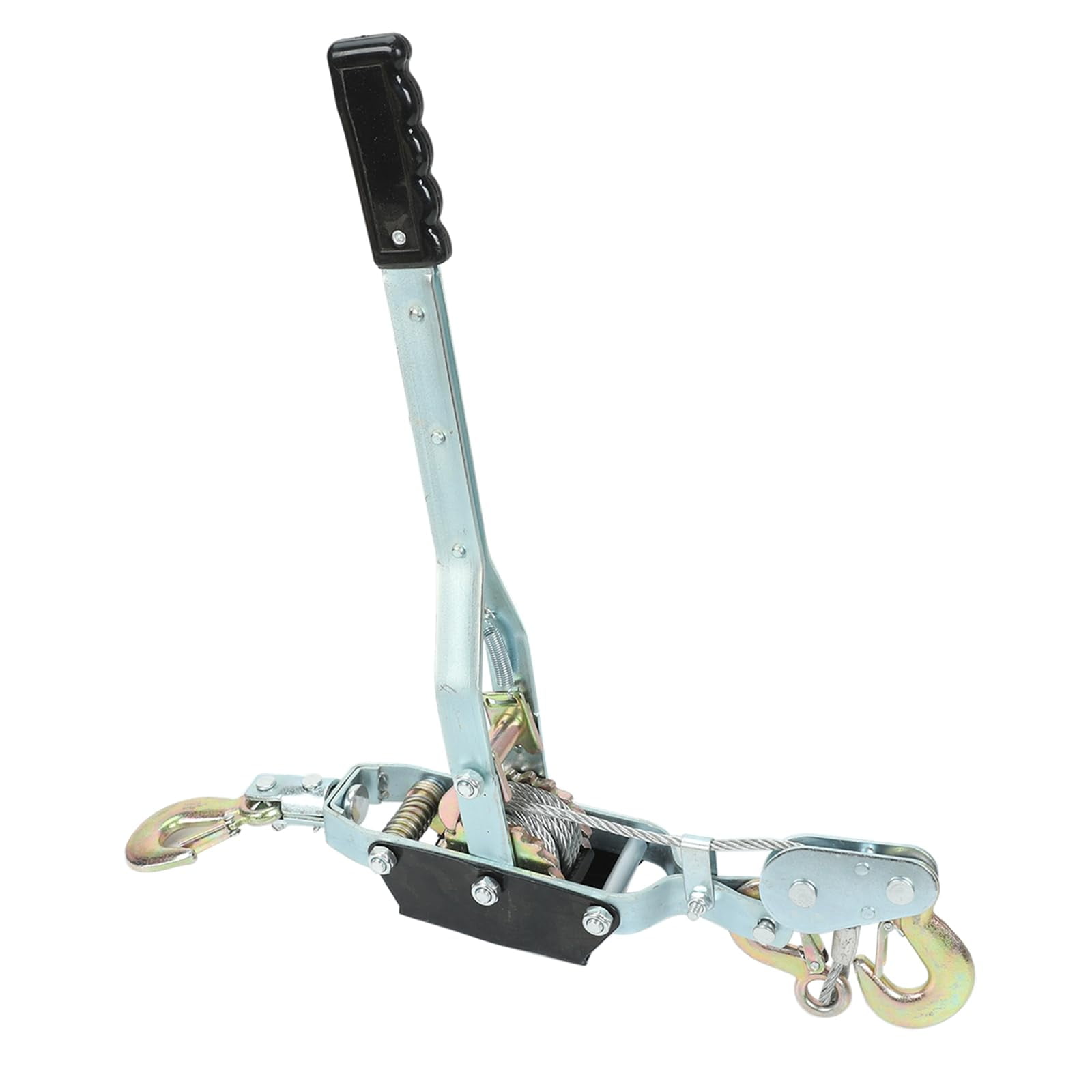 Confote 5 Ton Dual Gear Power Puller,Heavy Duty 3 Hook Steel Cable Come