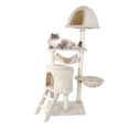 thumbnail image 1 of Confote 57 inch Cat Tree Multi-Level Cat Condo with Scratching Posts Kittens Activity Tower Pet Play House Furniture, 1 of 10