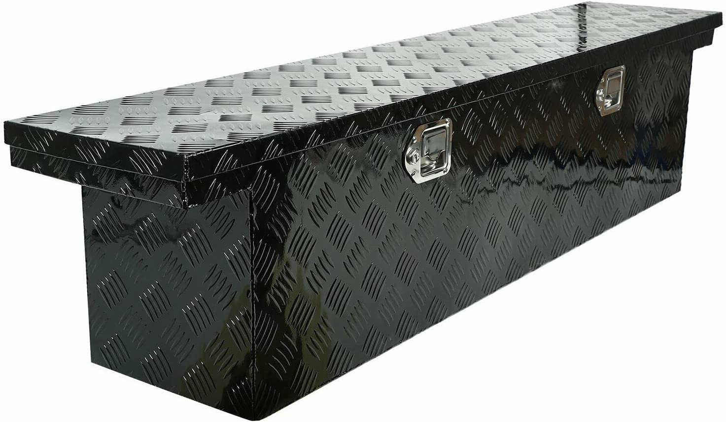 Confote 60 Inch Aluminum Black Pickup Truck Bed Storage, Waterproof