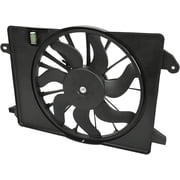 Confote AC Condenser Cooling Radiator Fan Assembly Compatible with 2009-2018 Chrysler 300 Dodge Challenger Charger