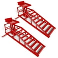 Confote Car Ramps, 2PCS 5T 10000lbs Portable Heavy Duty Hydraulic Car Ramps, Lift Ramp for Truck