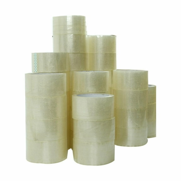 Confote Carton Sealing Clear Packing Tape Box Shipping - 2 mil 2" x 55 Yards 36 Rolls