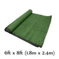 Confote Green Artificial Grass Outdoor Rug 6 FT X 8 FT, Indoor Outdoor