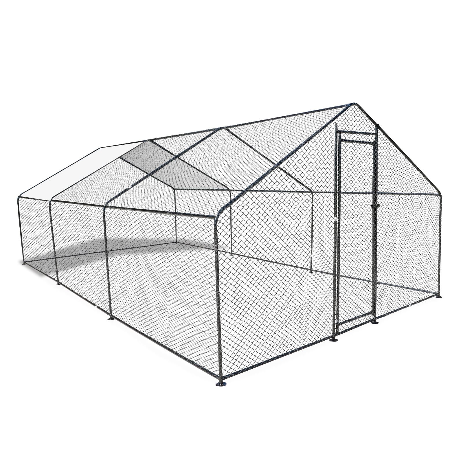 Confote Large Metal Chicken Coop Walkin Poultry Cage Chicken Run House