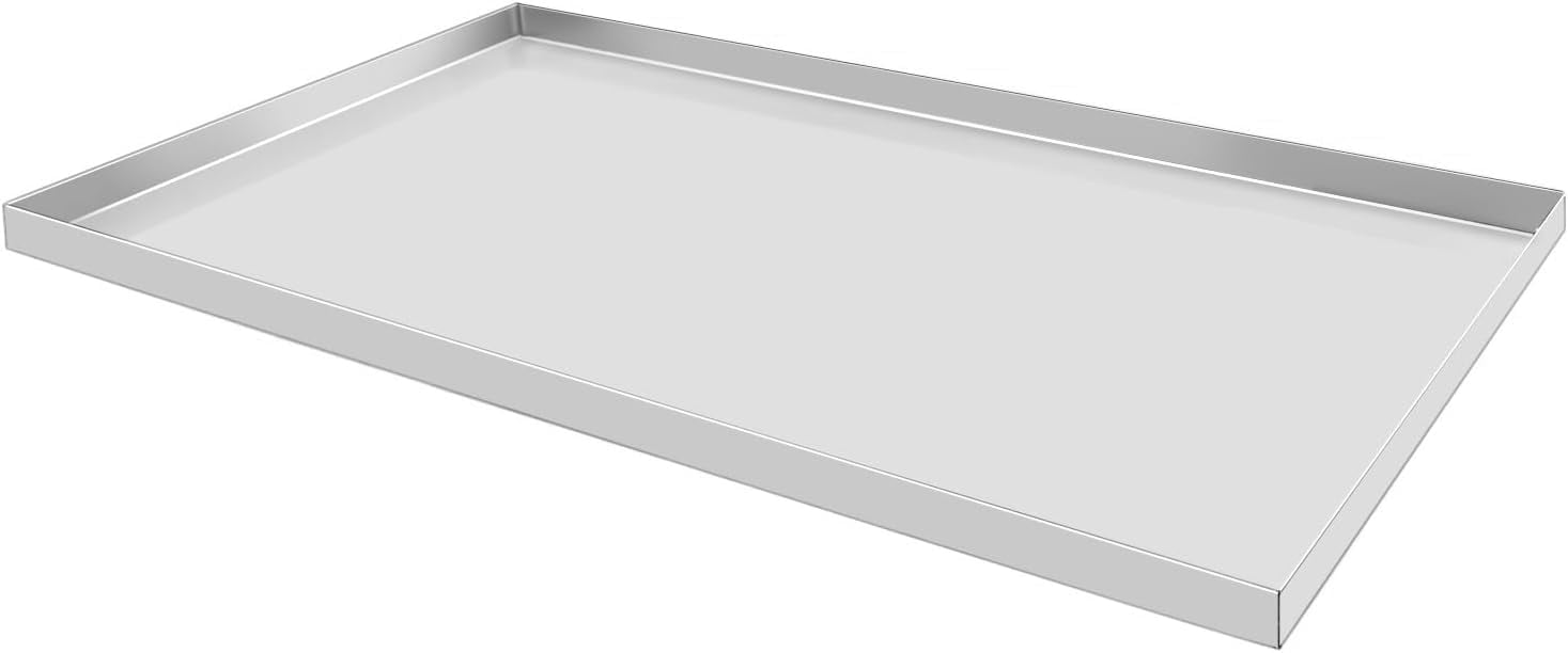 Confote Stainless Steel Replacement Tray for Dog Crate, Chew-Proof and Crack-Proof,35"x22"