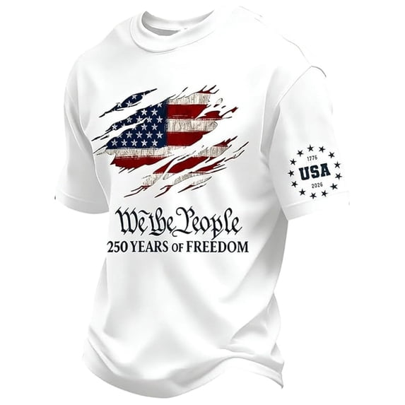 Confree Kids Boys 4Th Of July Shirt Usa Flag Star Striped Letter Printed Short Sleeved Patriotic July 4Th Tshirts Summer Festival Soft Casual For Boys Tee Shirt Size 3-4 Years White