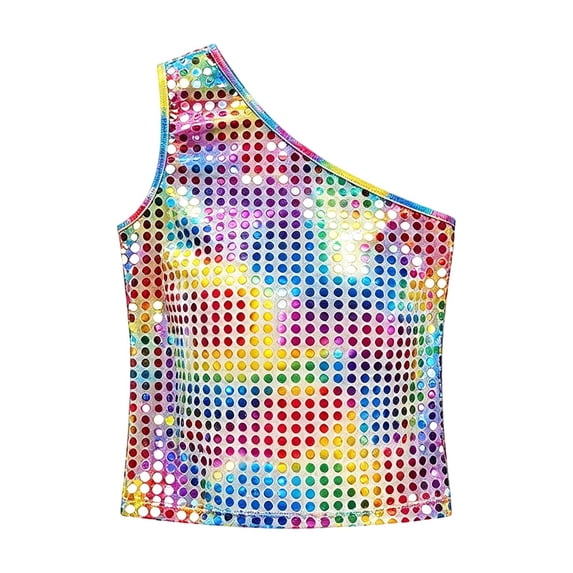 Confree Little Girls Tshirts Color Block Sleeveless Round Neck Tee Shirts Summer Beach Casual Breathable For Girls Tops Size 15-18 Years Black