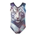 thumbnail image 1 of Confree Toddler Girls Summer Swimsuit Graphic Print Bathing Suits Beach Casual Breathable For Girls Swimwear Size 9-10 Years White, 1 of 3