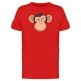 thumbnail image 1 of Confused Chimpanzee Cartoon T-Shirt Men -Image by Shutterstock, Male Medium, 1 of 2