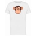 thumbnail image 1 of Confused Chimpanzee Cartoon T-Shirt Men -Image by Shutterstock, Male Small, 1 of 2