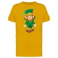 thumbnail image 1 of Confused Leprechaun Doodle T-Shirt Men -Image by Shutterstock, Male Large, 1 of 2
