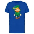 thumbnail image 1 of Confused Leprechaun Doodle T-Shirt Men -Image by Shutterstock, Male Small, 1 of 2