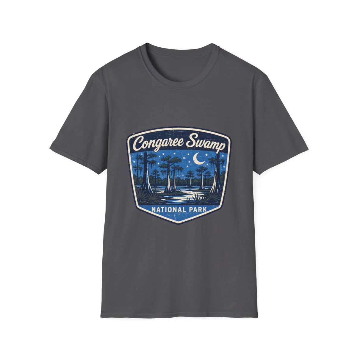 Congaree Swamp National Park Night Scene Graphic T-Shirt - Walmart.com