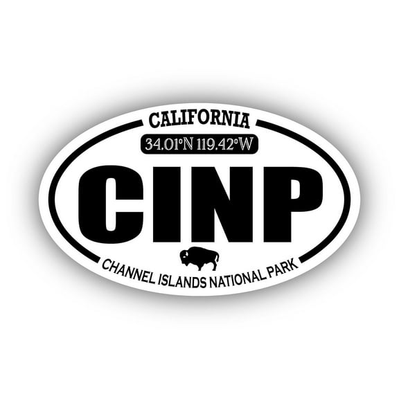 Congaree National Park South Carolina CNP Oval Bumper Sticker 3M Vinyl Decal 3 in x 5 in