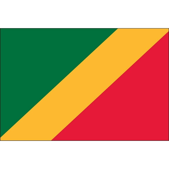 Congo 2' x 3' Indoor Polyester Flag