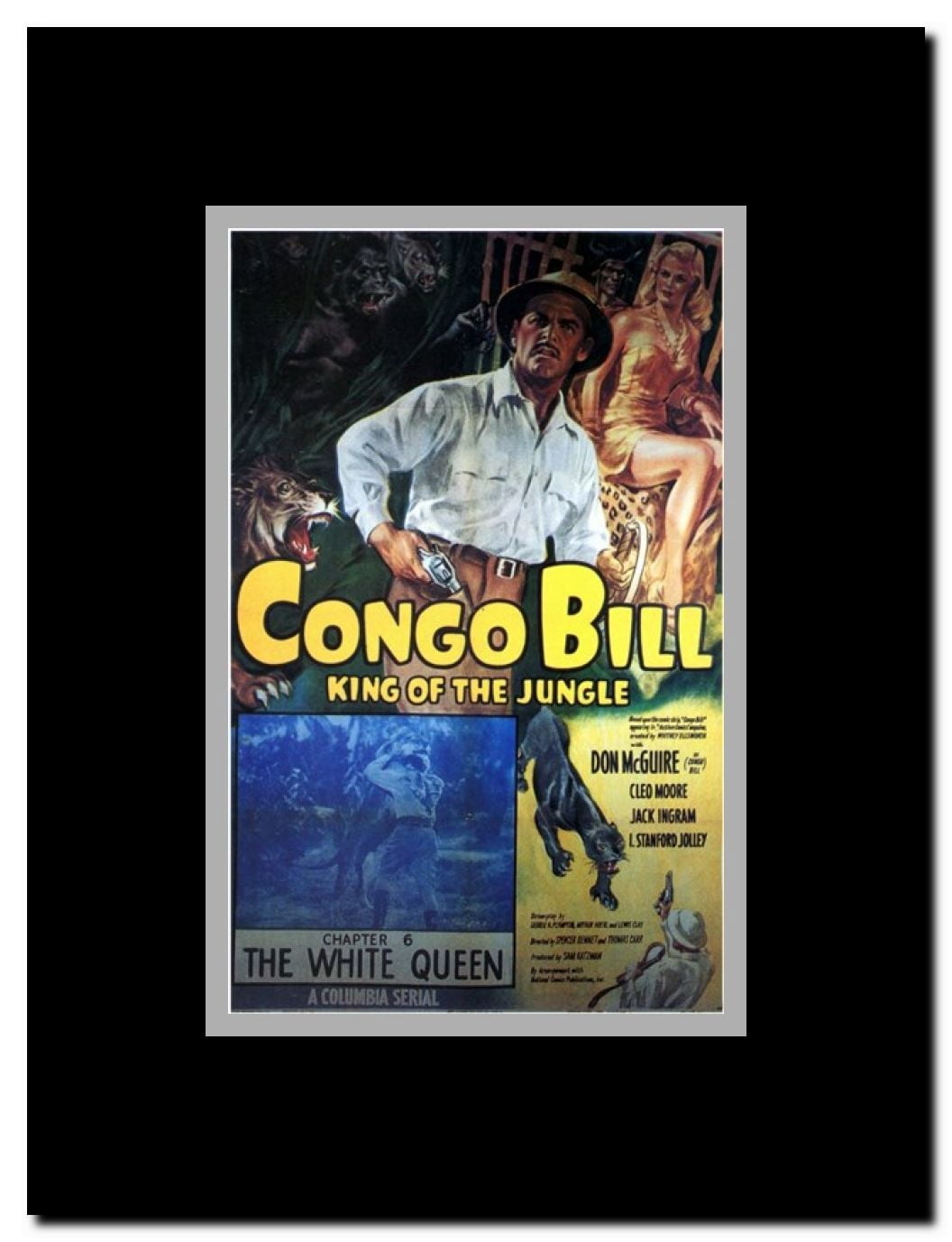 Congo Bill Framed Movie Poster
