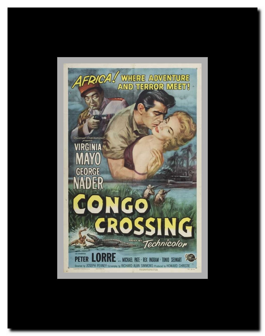 Congo Crossing Framed Movie Poster