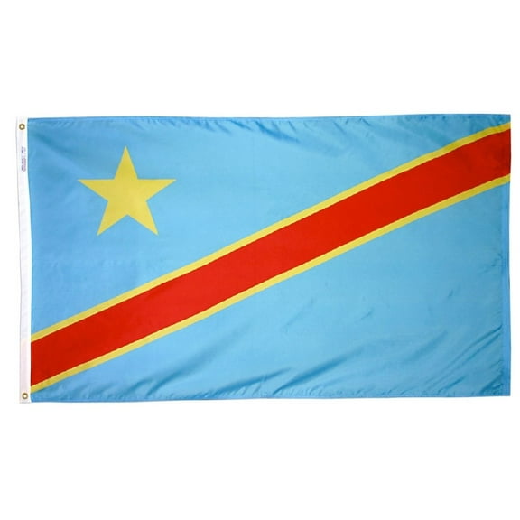 Congo, Dem. Rep. Of - 2'X3' Nylon Flag