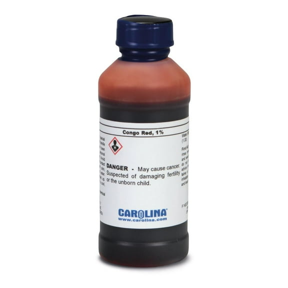 Congo Red, 1% Aqueous, Laboratory Grade, 100 Ml
