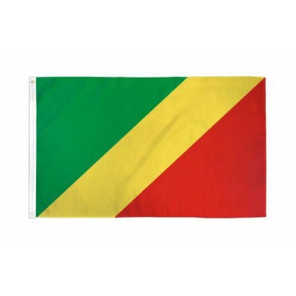 Congo Republic flag 2X3ft poly