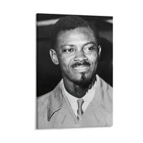 Congolese Politician And Independence Patrice Lumumba Poster Posters Wall Art Painting Canvas Gift Living Room Prints Bedroom Decor Poster Artworks 12x18inch(30x45cm)