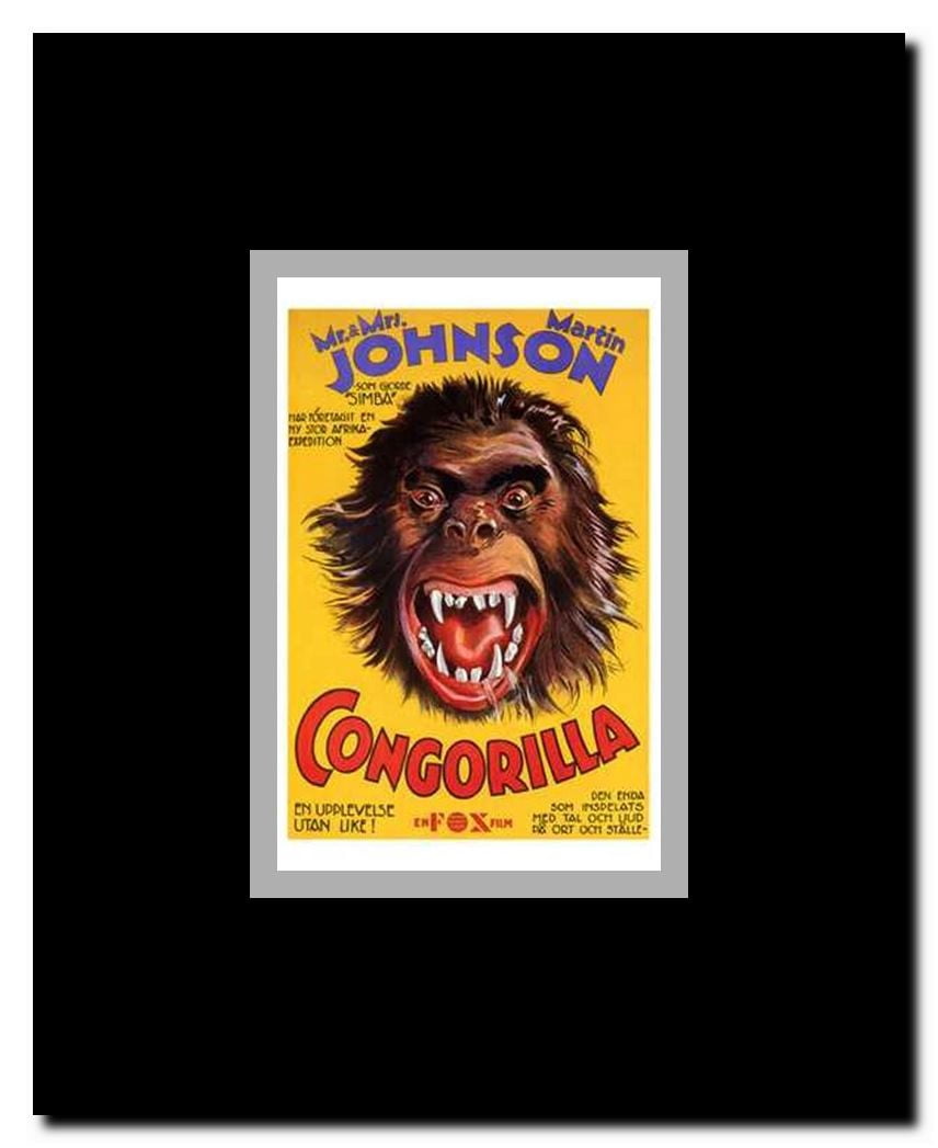 Congorilla Big Apes and Little People Framed Movie Poster