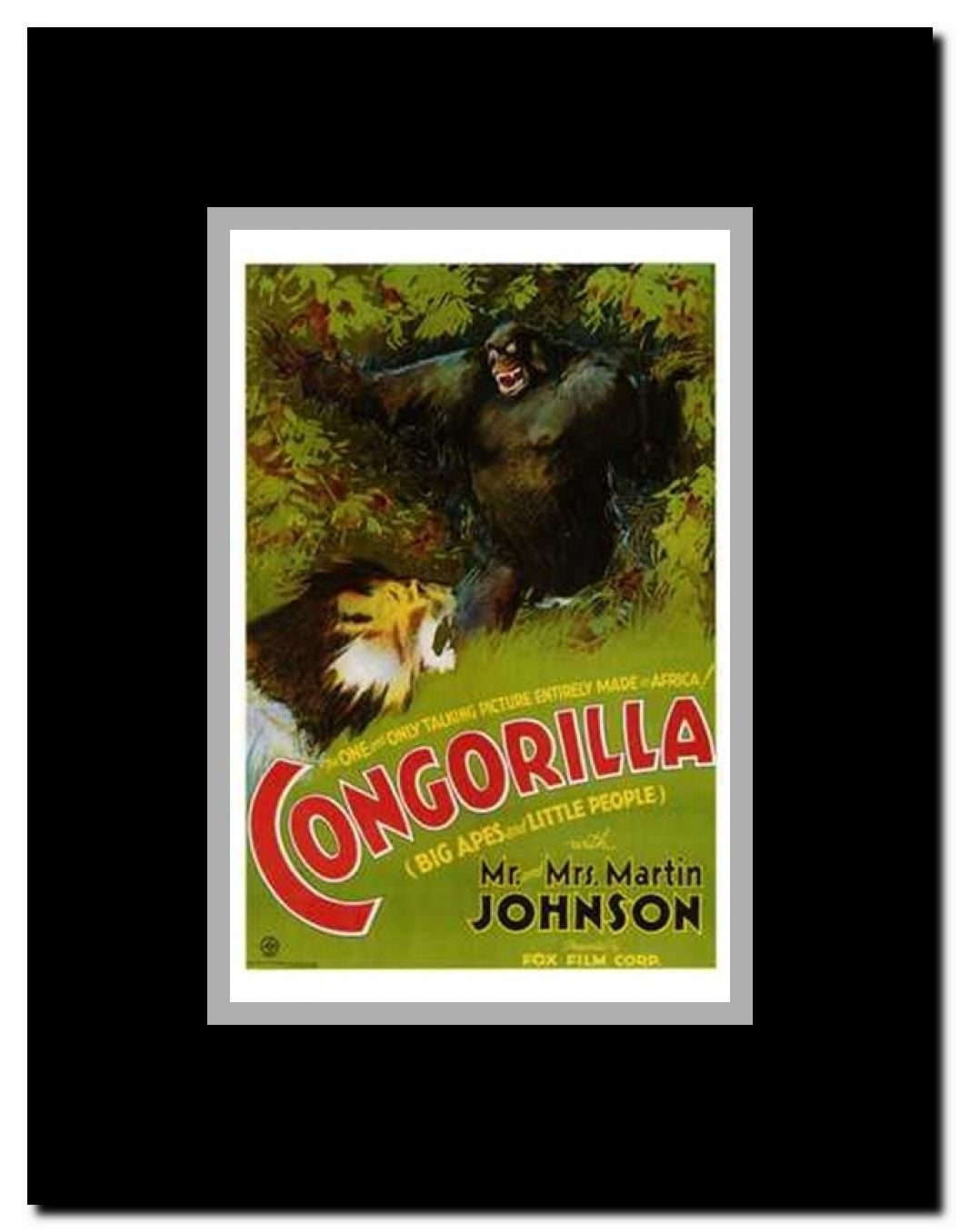 Congorilla Big Apes and Little People Framed Movie Poster
