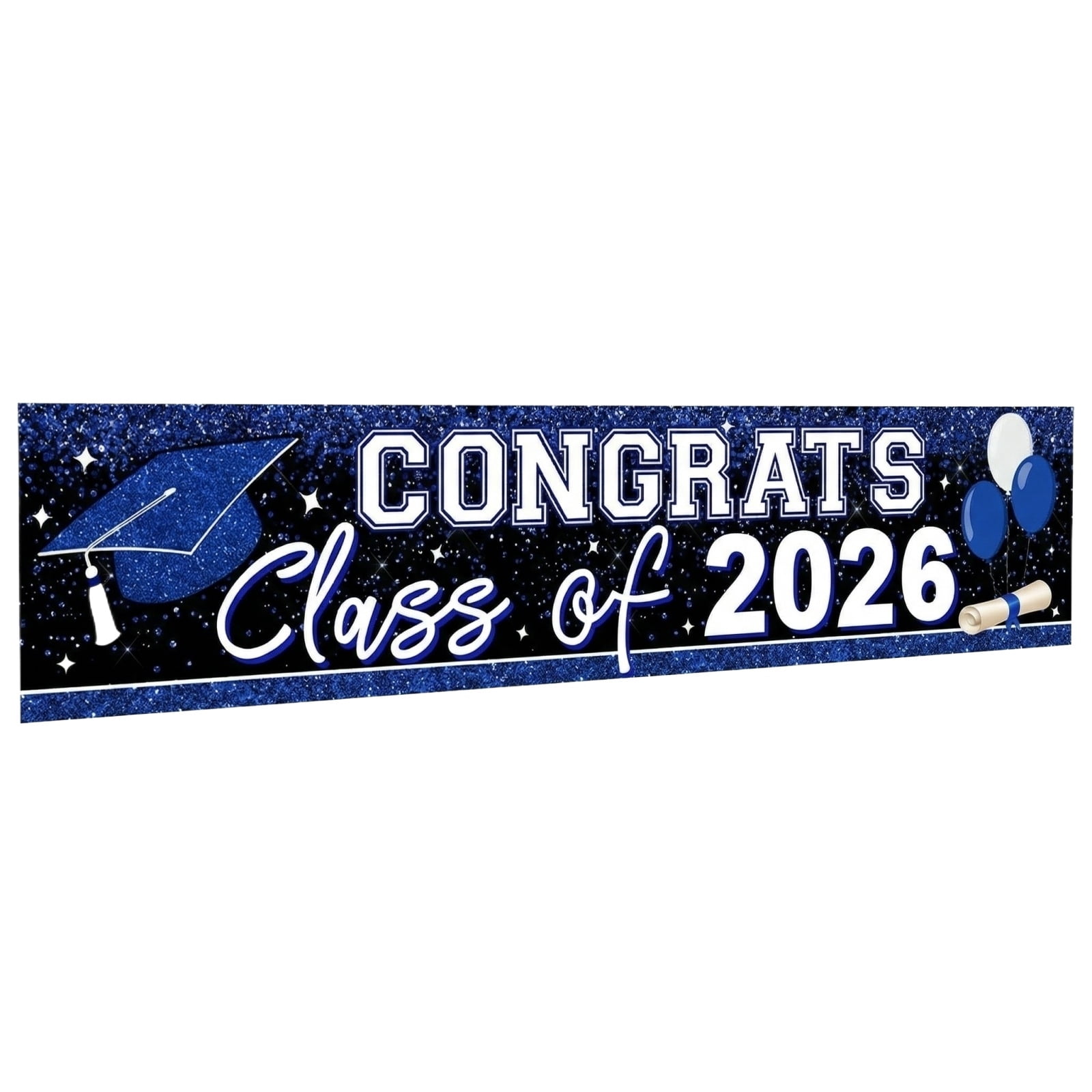 Congrats Class of 2026 Graduation Banner, Large 118