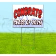 thumbnail image 1 of Congrats Class Of 2026 (18" x 24") Yard Sign, Includes Metal Step Stake, 1 of 6