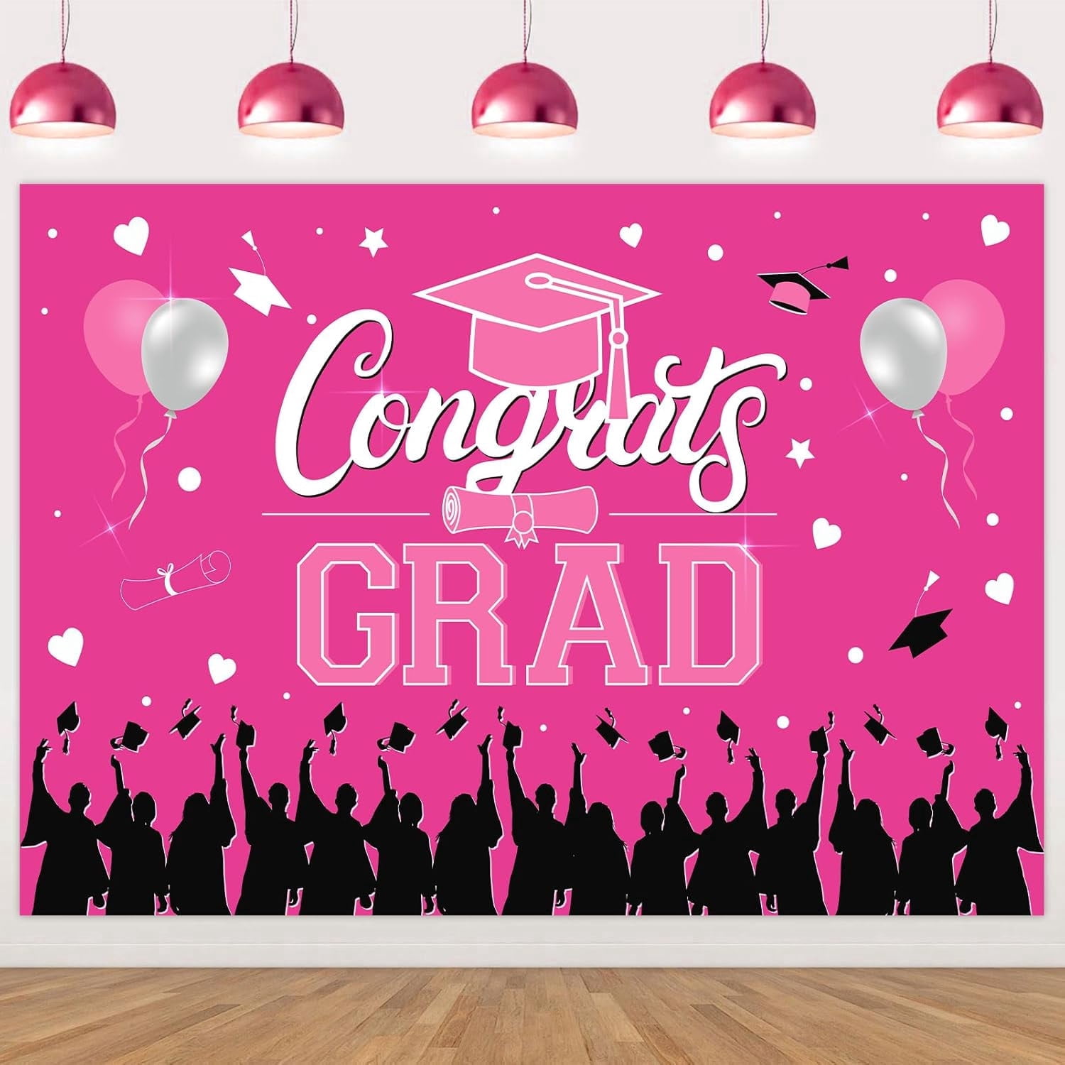 Congrats Grad Backdrop We’re So Proud of You Finally Done Background ...