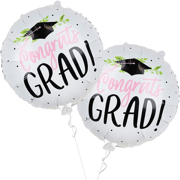 Congrats Grad Balloons for Kindergarten Graduation Decorations 2026 - 18 Inch | Mylar Graduation Balloons for Class of 2026, Grad Party Decor | Graduation Party Balloons 2026 | 2026 Congrats Balloons