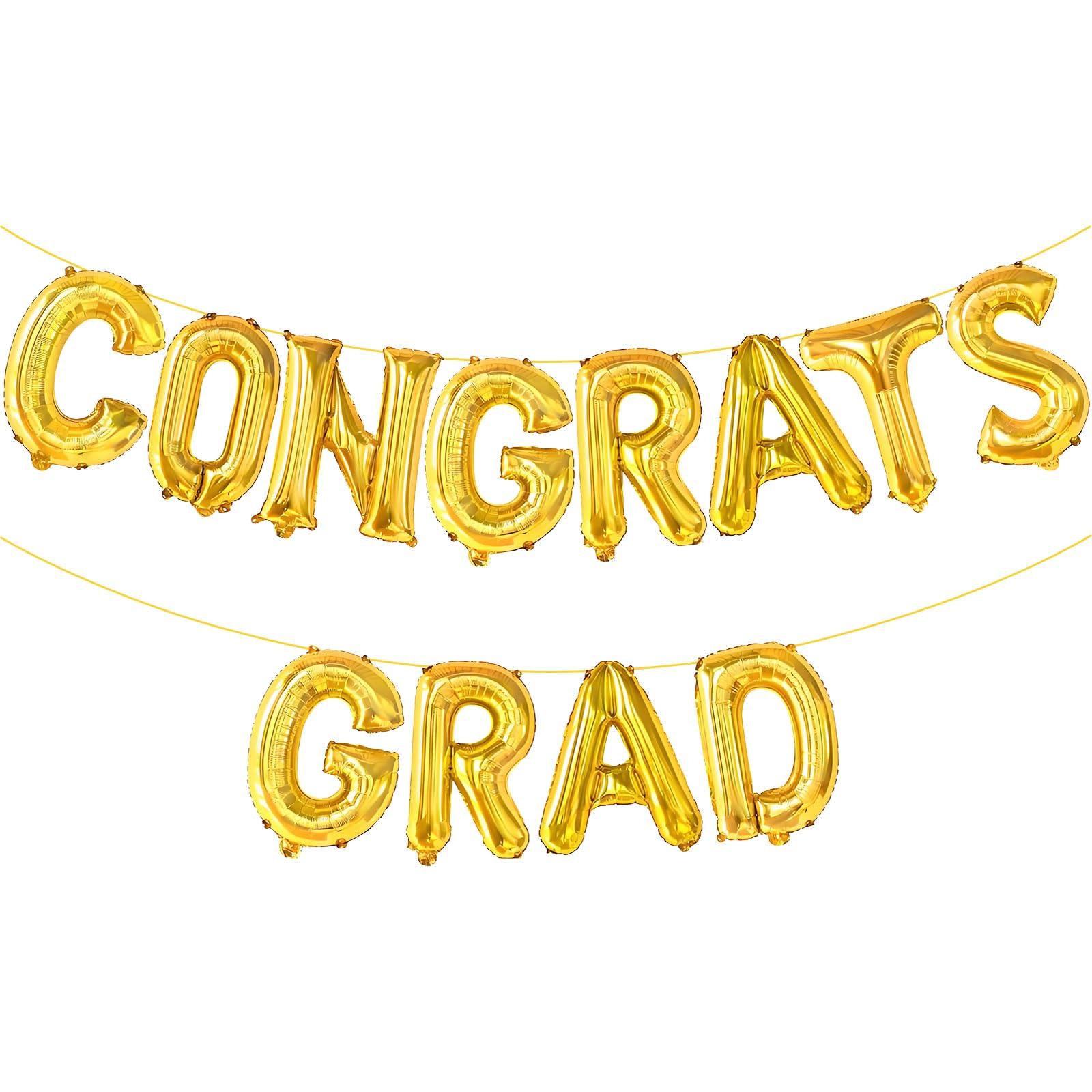 Class Of 2025 Graduation Foil Balloons Set – Congrats Grad Decor With Diploma Cap & Stars
