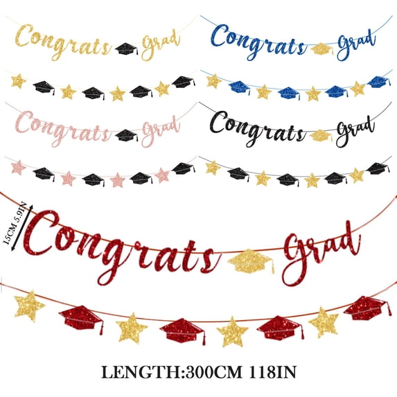 Congrats Grad Banner - 10 Feet, #A