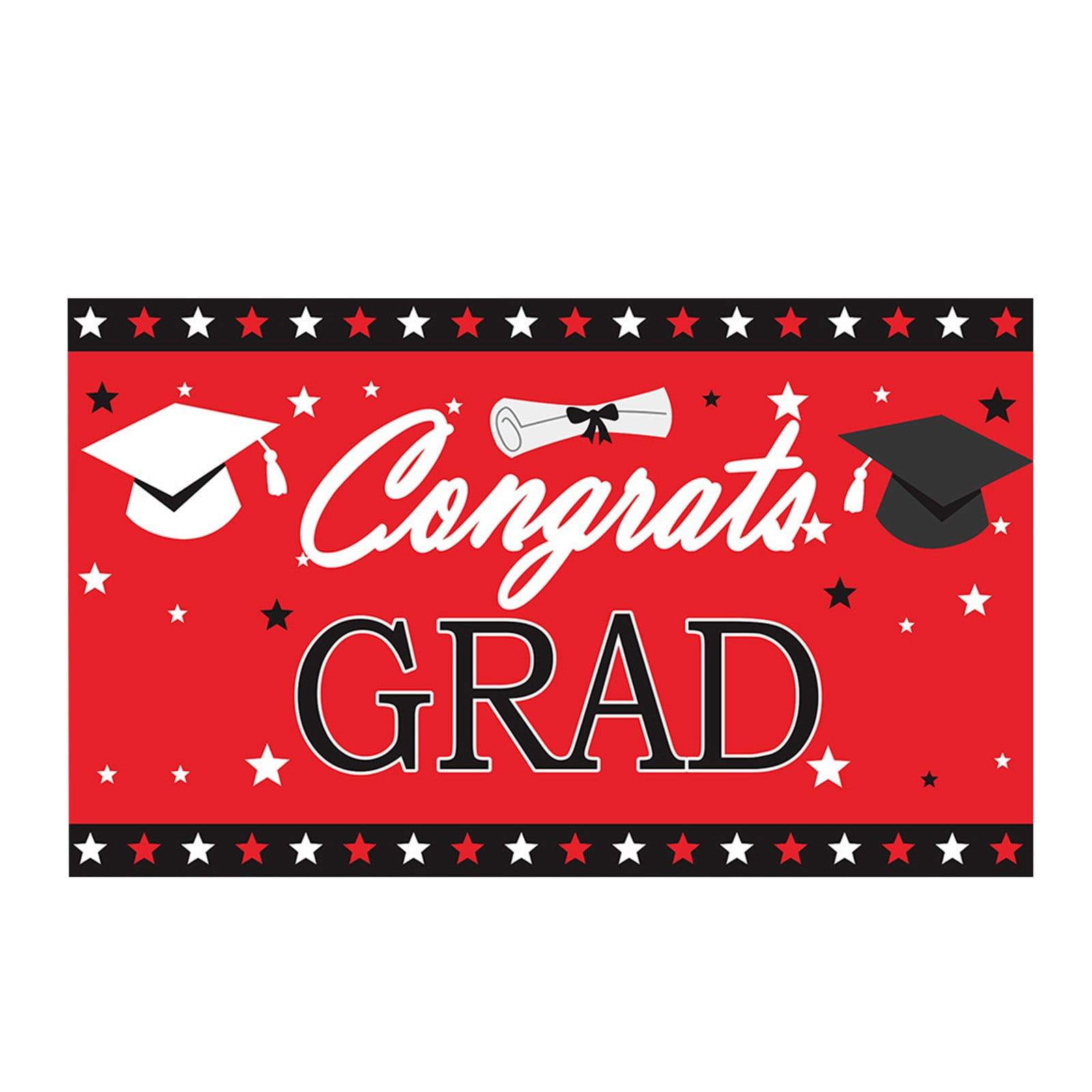 Congrats Grad Banner 202470x47 Inch Graduation Banner For Graduation