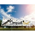 thumbnail image 1 of Congrats Grad Banner Graduation Decoration Yard Sign Class of 2025 Photo Booth Backdrop College Graduation Party Supplies 19" x 118", 1 of 6