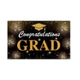 thumbnail image 1 of Congrats Grad Banner | Graduation Party Decorations 2026 Gold And Black | Graduation Banner 2026 | Graduation Decorations Class Of 2026 |, 1 of 5