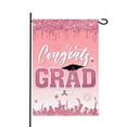 thumbnail image 1 of Congrats Grad Garden Flag,High School/College Graduation Garden Flag,Graduation Cap Diploma Medal Yard Outside Home Decoration,12.5x18 Inch Double Sided., 1 of 5