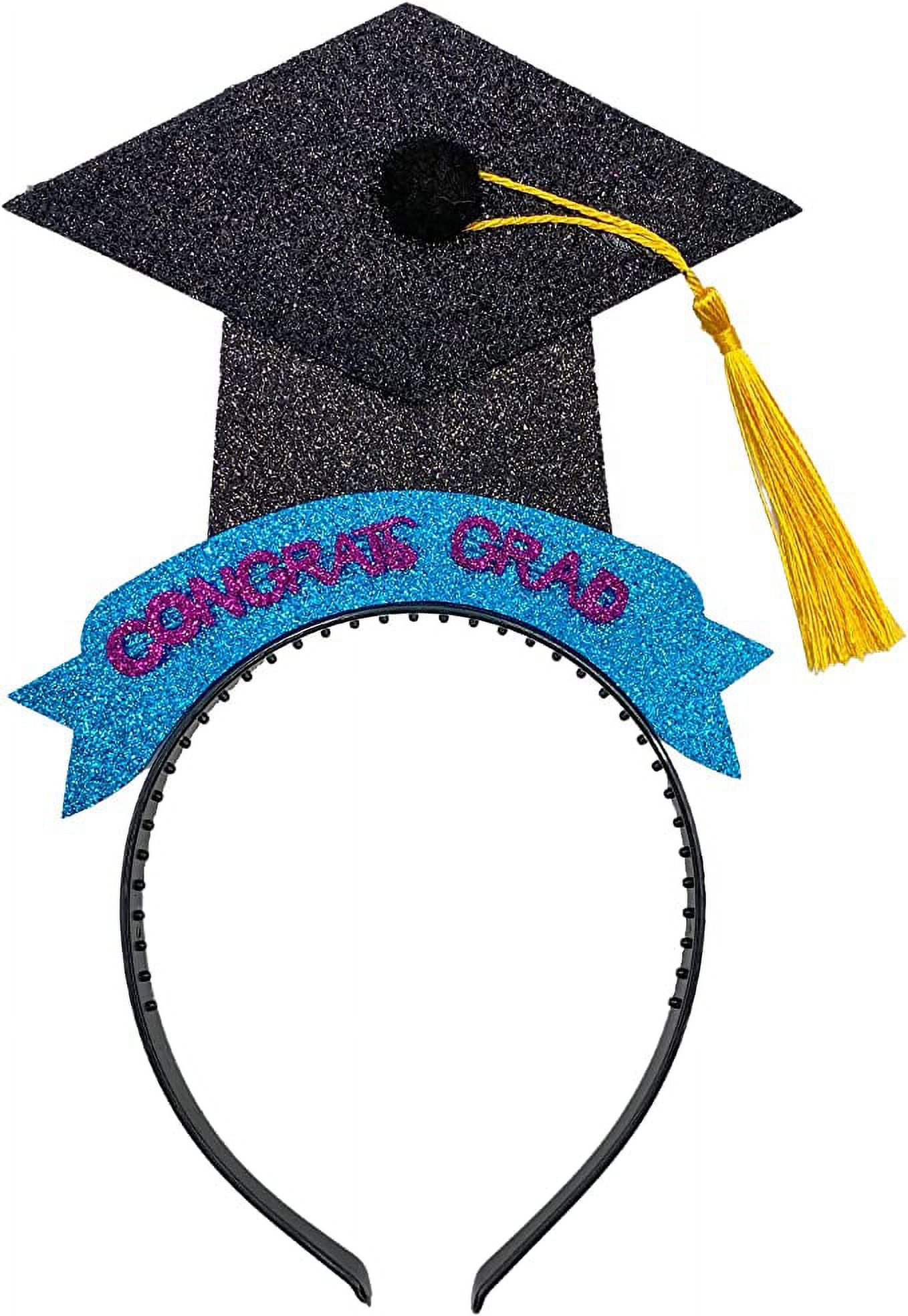 Graduation Caps with Tassels Graduation Ceremony Party Supplies Graduation  Hat Photo Props for Students (Yellow Tassels) 