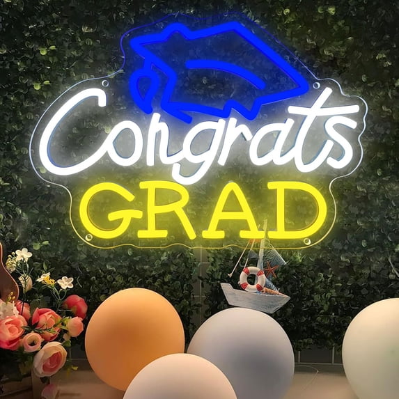Congrats Grad Neon Sign,Hanging & Tabletop Congrats Grad Sign for ...