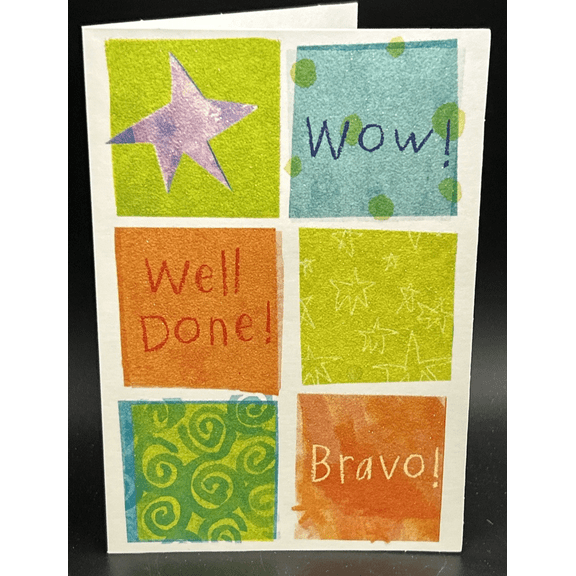 Congrats Greeting Card w/Envelope